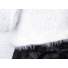 Kép 3/3 - Extra puha szőrös pulóver - fehér