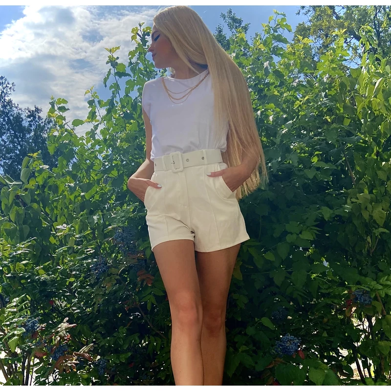 Sevilla rövidnadrág övvel - fehér Sevilla rövidnadrág övvel - fehér